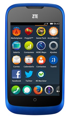 ZTE Open war das erste kommerziell verfügbare Smartphone mit Firefox OS. Bilder: ZTE, Mozilla