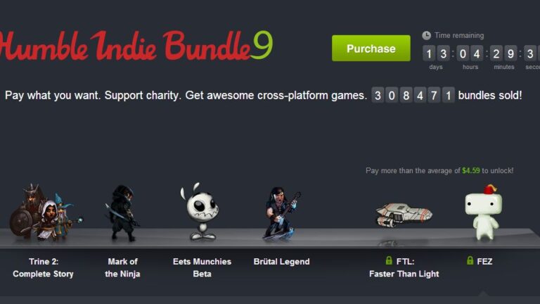 Humble Bundle 9 – Zahl was du willst und bekomme eine handvoll beliebter PC-Spiele