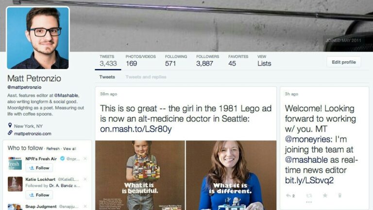 Twitter testet neue Profile, die an Facebook und Pinterest erinnern