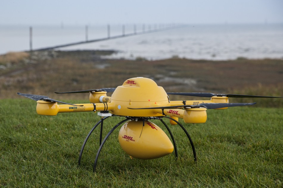 DHL liefert Pakete via Drohne zur Nordseeinsel Juist
