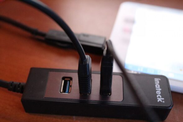 Ein regulärer USB-Hub. (Foto: Sven Wernicke)