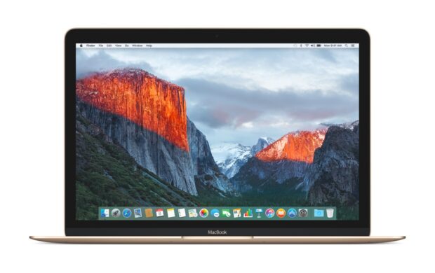 Apple MacBook mit dem neuen Betriebssystem OS X El Capitan