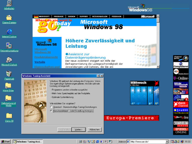 Windows 98: Verhasst und doch – mangels Alternative – millionenfach genutzt