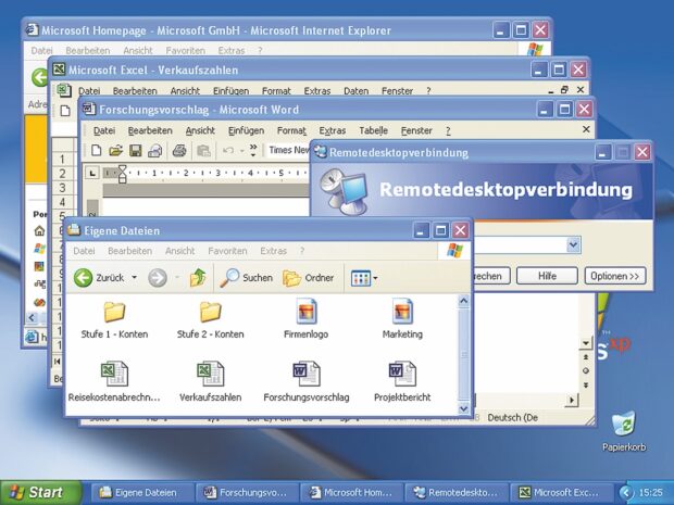 Quietschebunt und doch beliebt: Windows XP war auf vielen Rechnern ein ganzes Jahrzehnt im Einsatz.