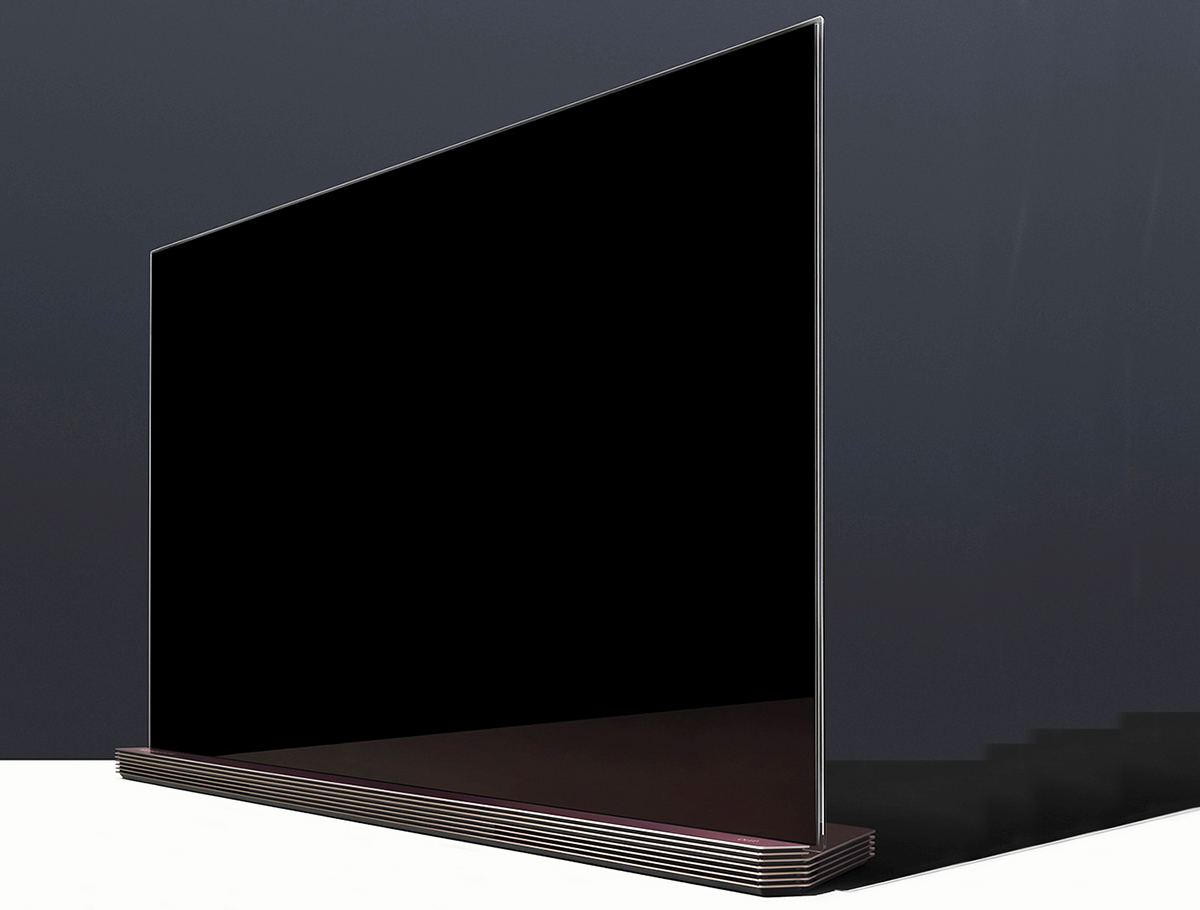 Der OLED-TV aus der LG Signature-Reihe: Fernseherlebnisse in faszinierendem Design.