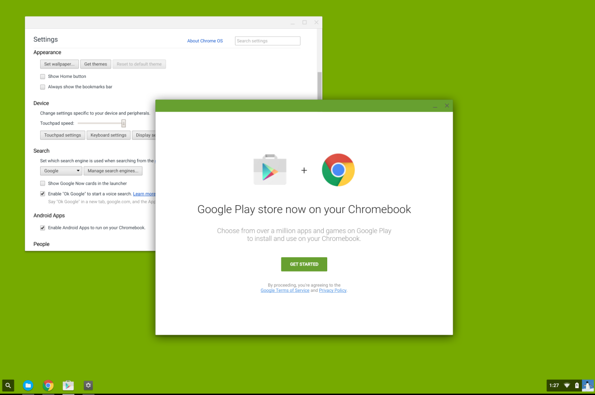 Play Store für Chromebooks: Bald Millionen von Android-Apps auf