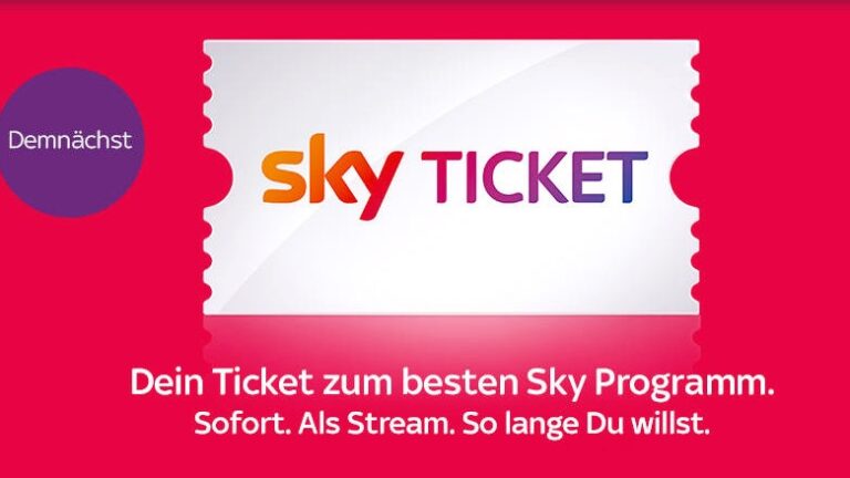 Sky Ticket ersetzt Sky Online: Tagespass für Bundesliga künftig schon ab 9,99 Euro ohne Abo