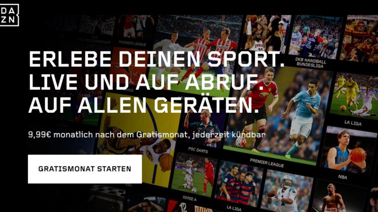 Dazn: „Netflix für Sport“ startet für 9,99 Euro im Monat, zeigt auch Bundesliga-Ausschnitte