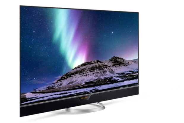 Die OLED-Technik zaubert ein sattes Schwarz und leuchtende Farben auf den Metz-Fernseher Novum 65 (Bild: Metz)