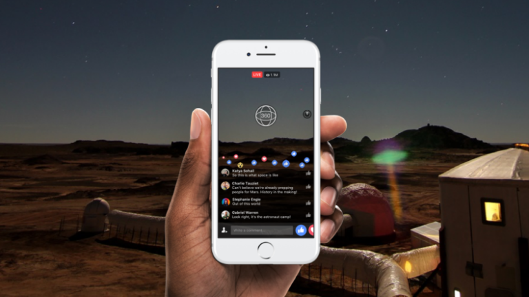 Facebook: Ab heute auch mit 360-Grad-Livestreams