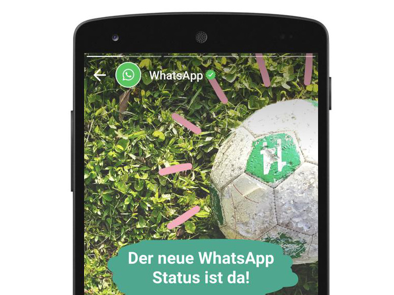 WhatsApp Status soll verhindern, dass Nutzer zu Snapchat abwandern (Bild: WhatsApp)