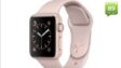 Apple Watch Series 1 (38mm) mit Sportarmband roségold/sandrosa