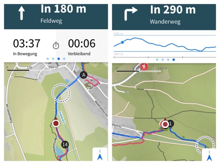 Wandern mit Smartphone als GPS-Gerät