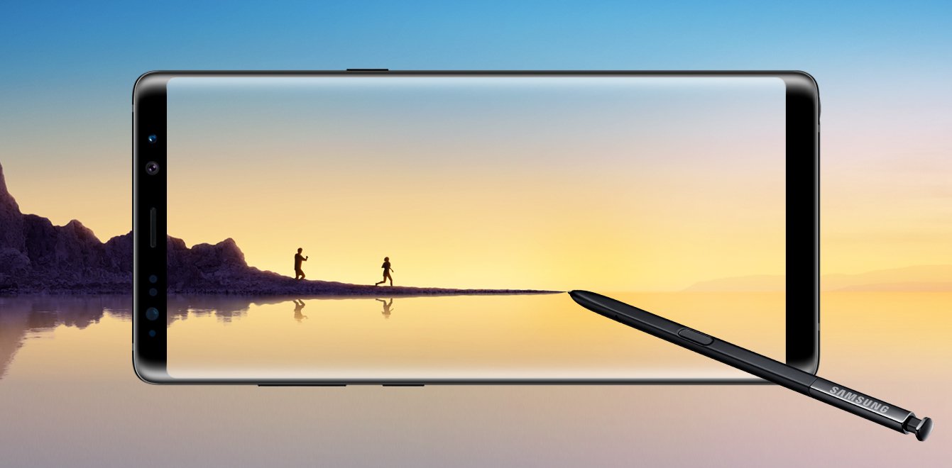 Das Samsung Galaxy Note 8 bietet viel Platz auf dem Infinity Display (Bild: Samsung)