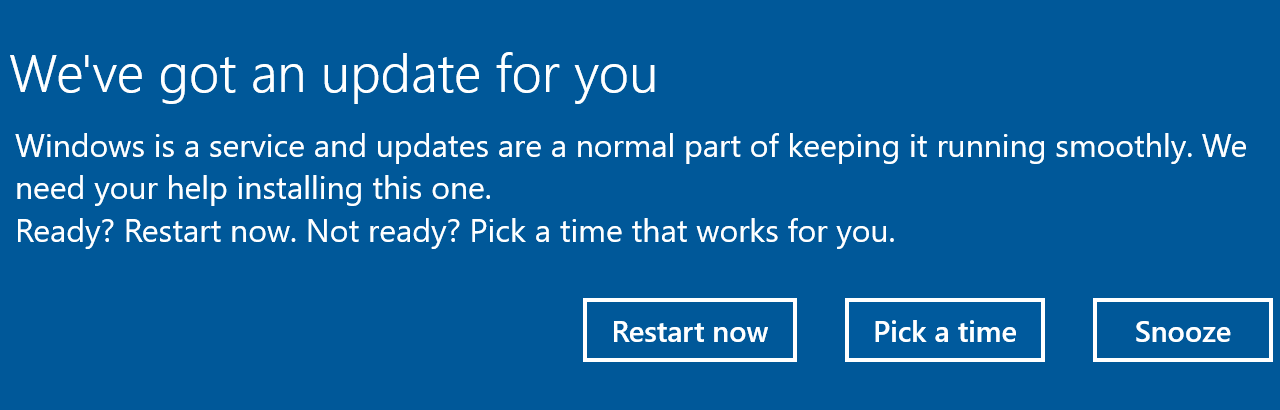 Shut up, Microsoft. Deine Windows-Updates interessieren mich nicht
