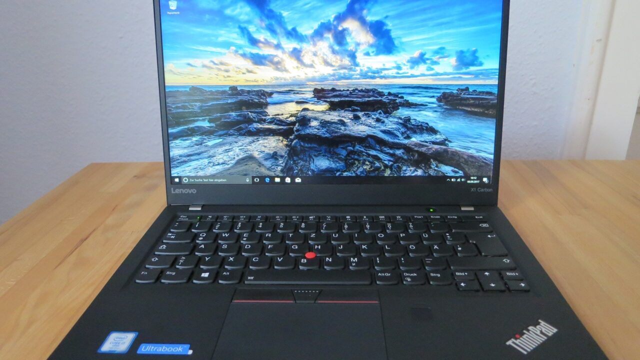 Lenovo Thinkpad X1 Carbon (2017) im Test: So gut hat sich noch kein Ultrabook angefühlt