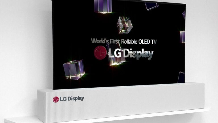 OLED statt Leinwand: Aufrollbarer 65-Zoll-Fernseher von LG