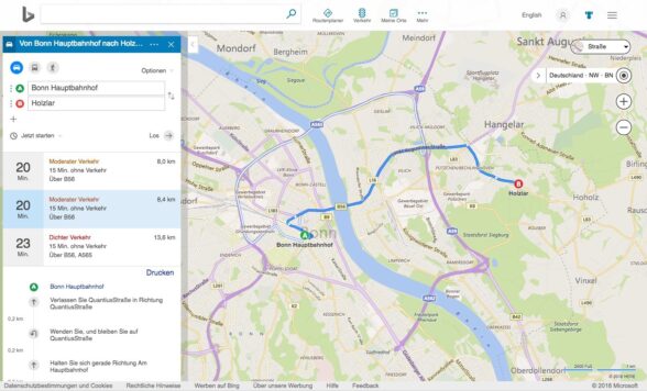 Bing Maps: Das alles kann Microsofts Google Maps-Alternative