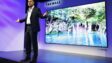Samsung hat zur CES 2018 seinen ersten Fernseher mit Micro-LED-Technik vorgestellt: The Wall (Bild: Samsung/Danny Moloshok/AP Images)