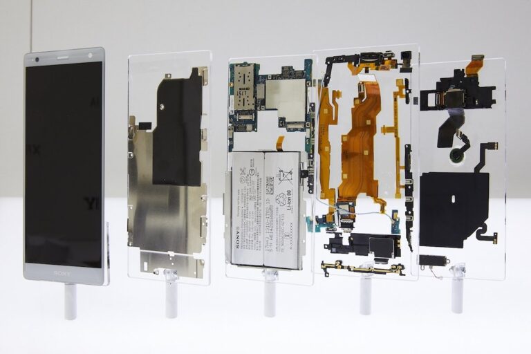 Technik des Sony Xperia XZ2
