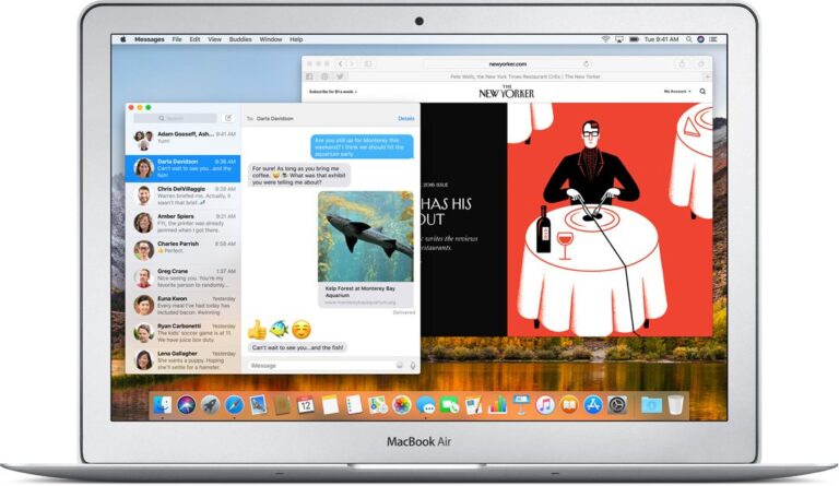 Das MacBook Air ist ein Mini-Notebook. (Foto: Apple)