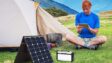 Solarzellen laden Notebooks auf