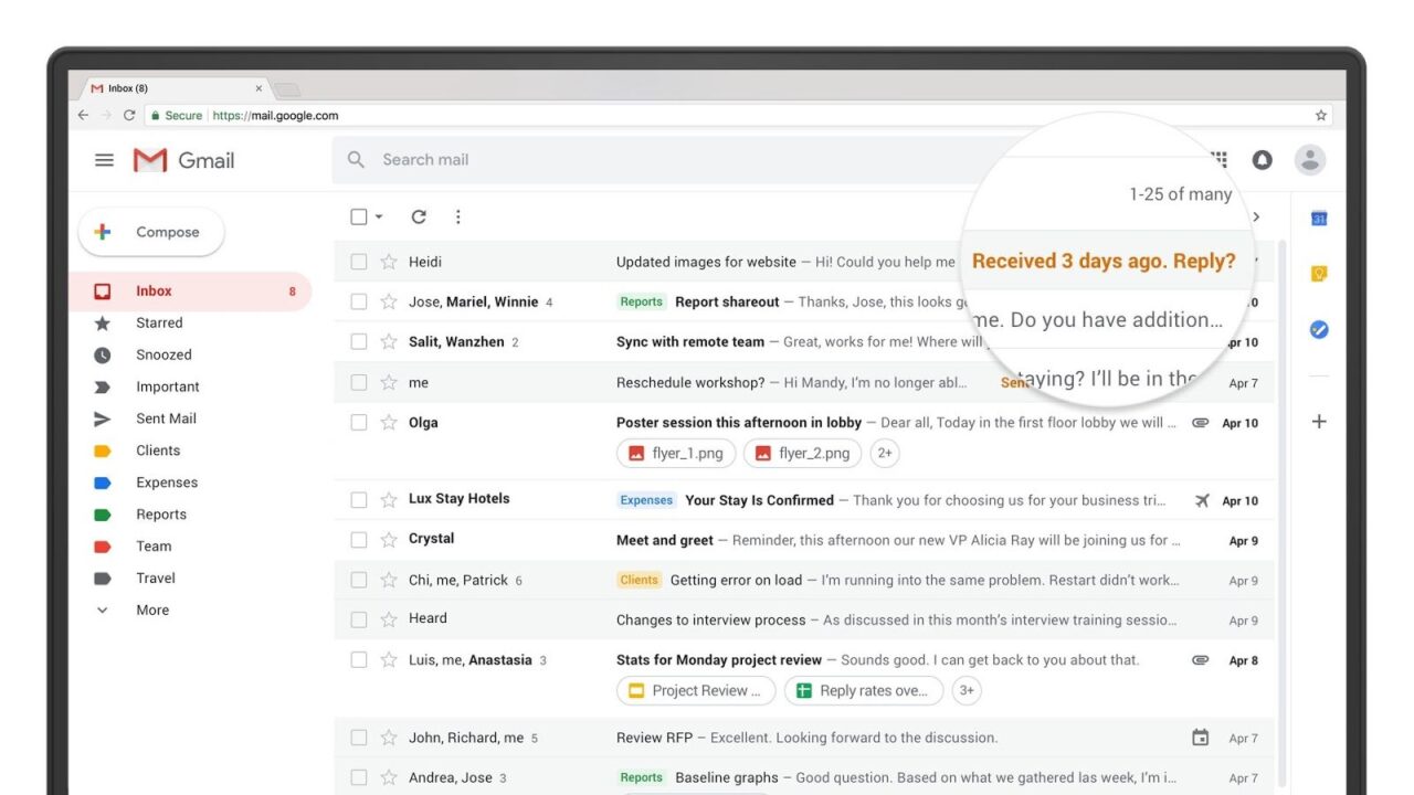 Neues GMail-Design zeigt: Nichts wird die E-Mail ersetzen, und das ist in Ordnung so