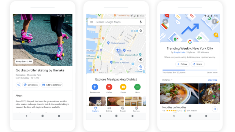 Google Maps greift Facebook an – mit künstlicher Intelligenz