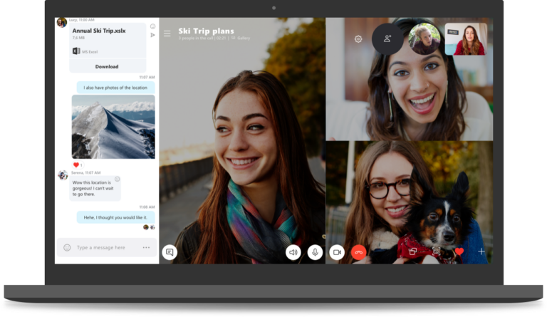 Skype bleibt auch künftig - als separate App. (Foto: Microsoft)