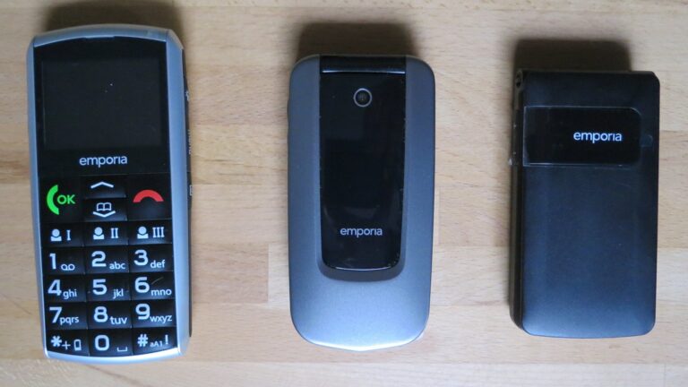 3 Emporia-Seniorenhandys im Test: Classic 2G, Comfort und Flipbasic