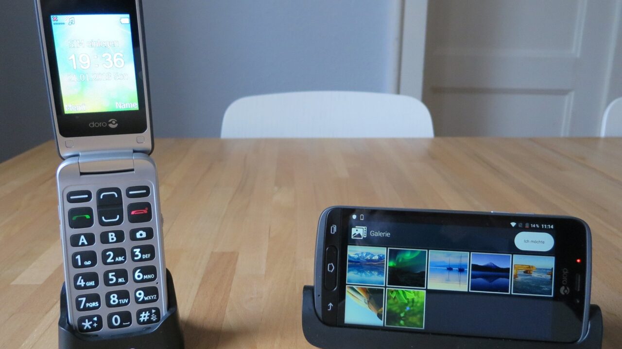 Doro 2424 und Doro 8040: Handy und Smartphone für Senioren im Test