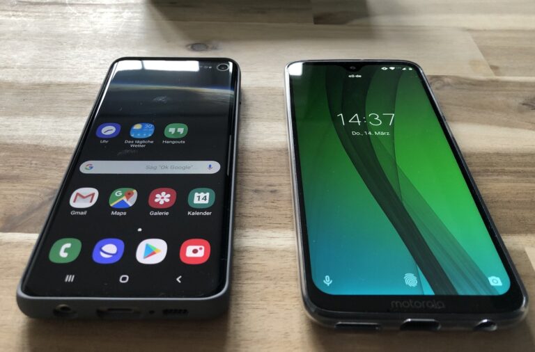 Galaxy S10 vs. Moto G7