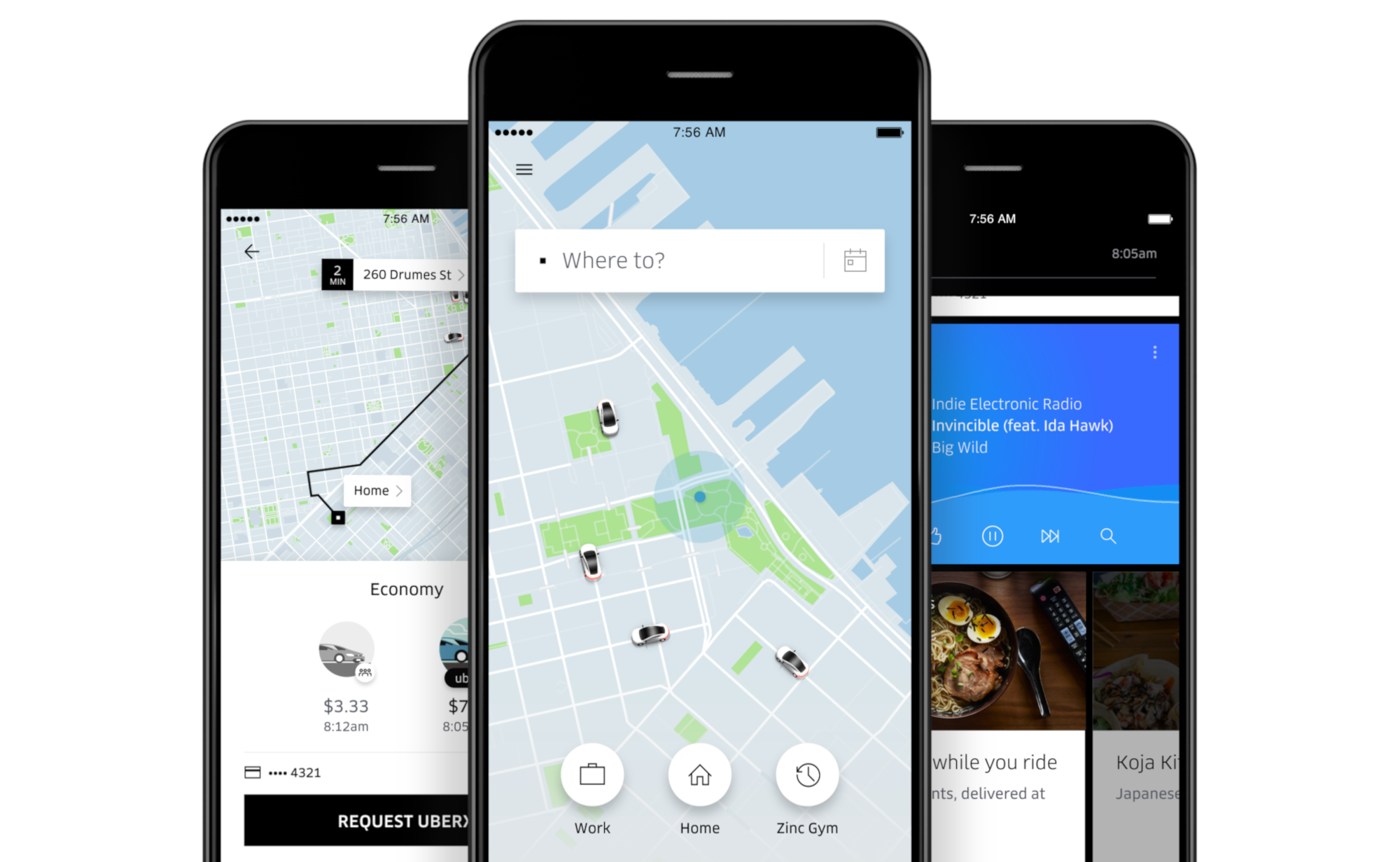 Per Uber-App werden jetzt Autos gerufen, bald aber auch E-Scooter zum Ausleihen gefunden (Bild: Uber)