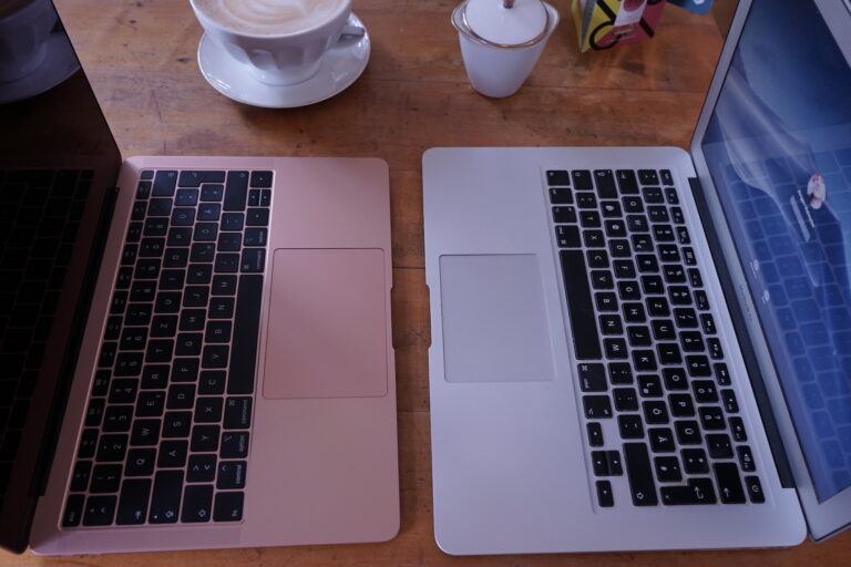 Tastaturvergleich neues und altes MacBook Air