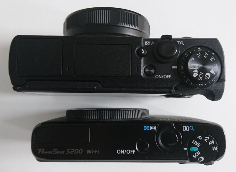 CanonPowershot G5 X Mark II und Canon PowershotS200