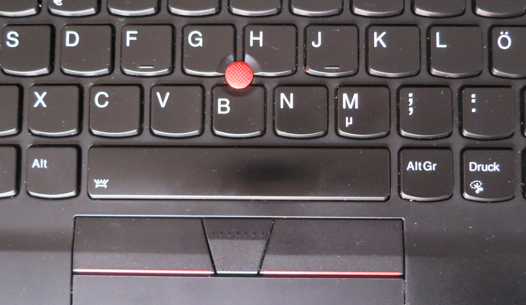 Lenovo-Tastatur mit Trackpoint