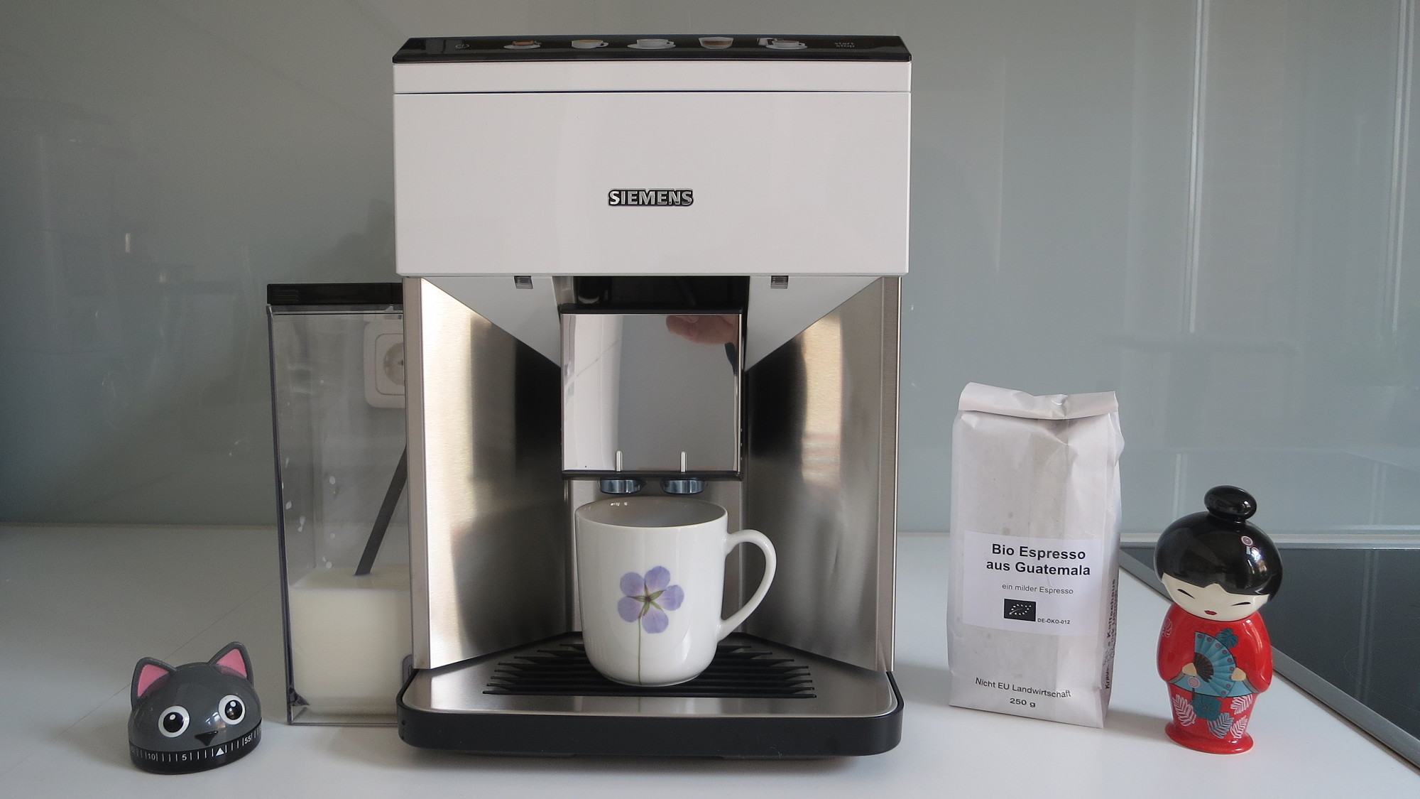 im guter Siemens Test: Einfach Kaffee EQ.500