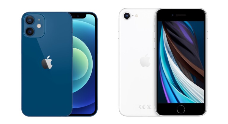Apple iPhone 12 Mini vs. iPhone SE 2020 Vergleich
