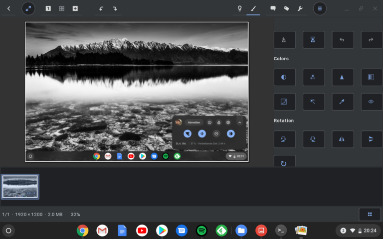 Linux-App gThumb: Mit ein paar Handgriffen auf dem Chromebook installiert