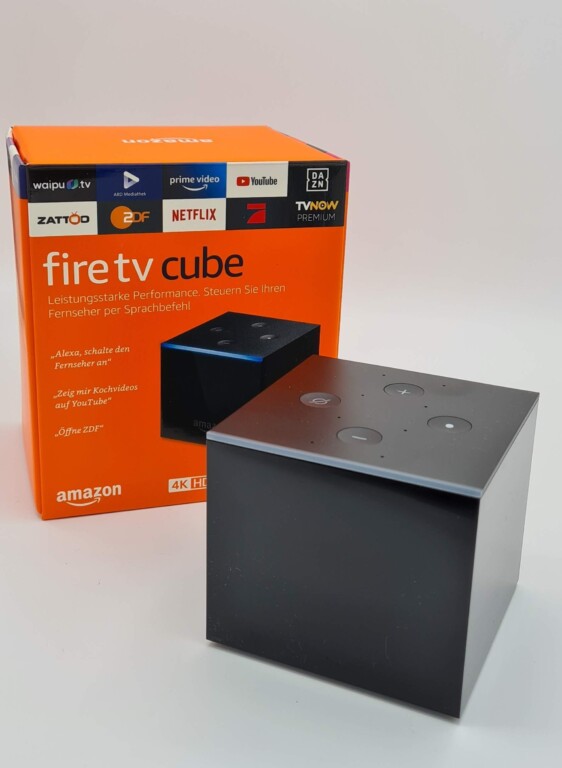 Das ist das aktuell teuerste Modell: Der Fire TV (Cube) eignet sich als Spielkonsole, vor allem wenn man sich noch mit Sideloads beschäftigt. (Foto: Sven Wernicke)