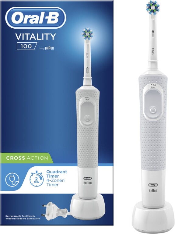 Die Oral-B Vitality gehört zu den klassischen Vertretern heutiger elektrischer Zahnbürsten. (Foto: Braun)