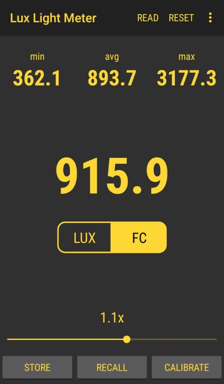 Die App Lux Light Meter ist praktisch. (Foto: Google Play Store)