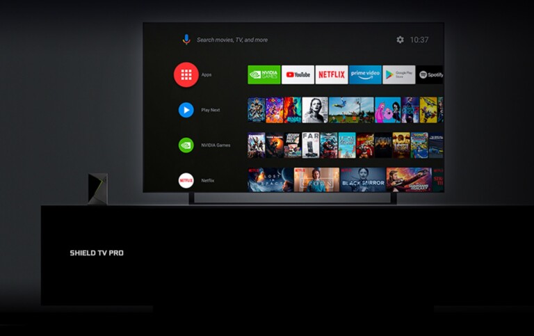 Android TV auf der Shield TV Pro. (Foto: Nvidia)