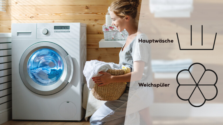Symbole auf der Waschmaschine