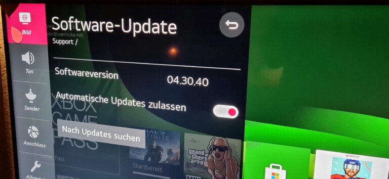 Das Update ist bei LG schnell installiert. (Foto: Sven Wernicke)