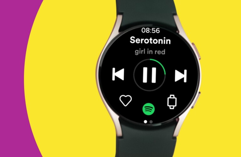 Spotify auf einer Smartwatch mit Wear OS ist unverzichtbar - für Nutzer des Dienstes. (Foto: Spotify)