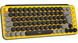 Logitech POP Keys (DE) Bluetooth Tastatur blast/gelb