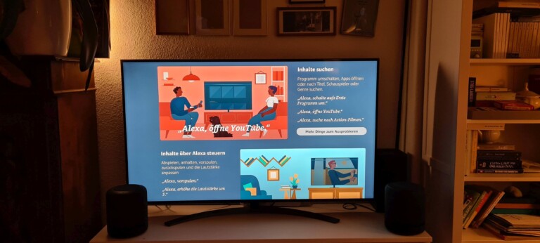 Allerlei Möglichkeiten erhältst du, mit Alexa deinen LG Smart TV zu steuern. (Foto: Sven Wernicke)