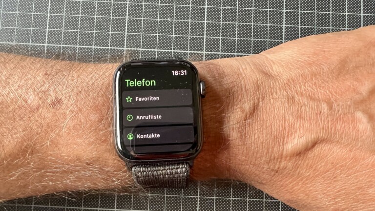 Telefonieren mit der Apple Watch: Ganz einfach