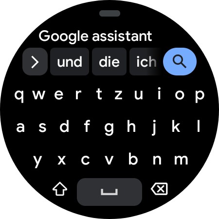 Suche im PlayStore der Galaxy Watch nach dem Google Assistant. (Screenshot)